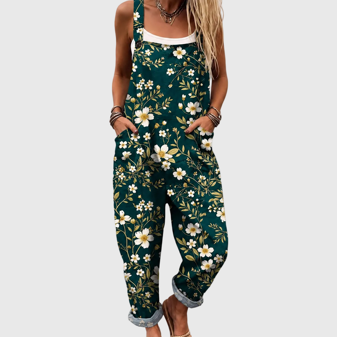 Bequeme Bedruckte Latzhose