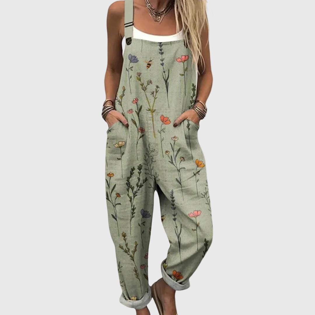 Bequeme Bedruckte Latzhose