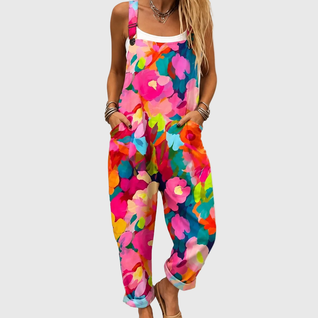 Bequeme Bedruckte Latzhose