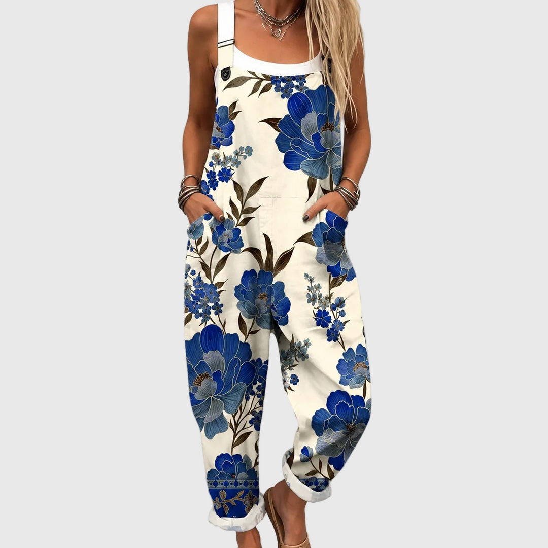 Bequeme Bedruckte Latzhose