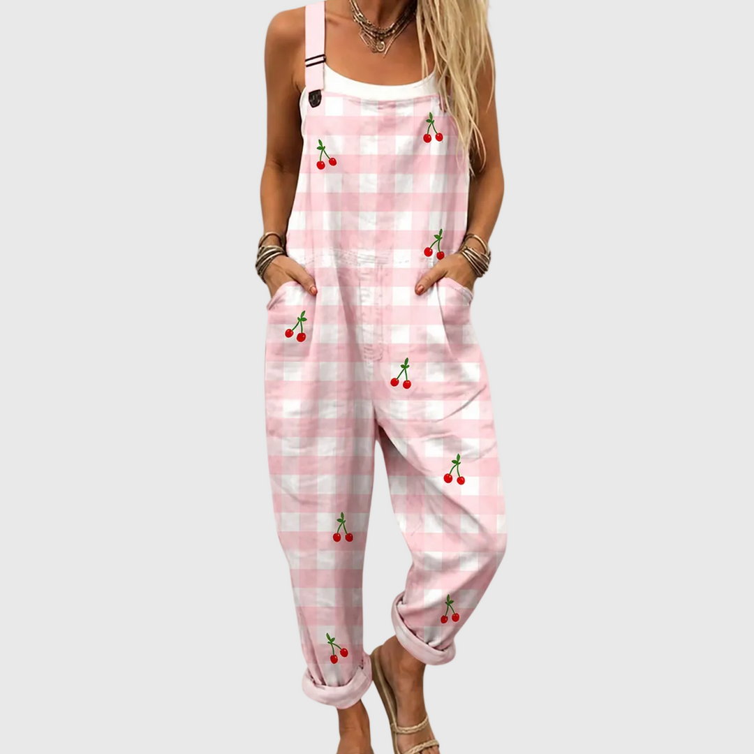 Bequeme Bedruckte Latzhose