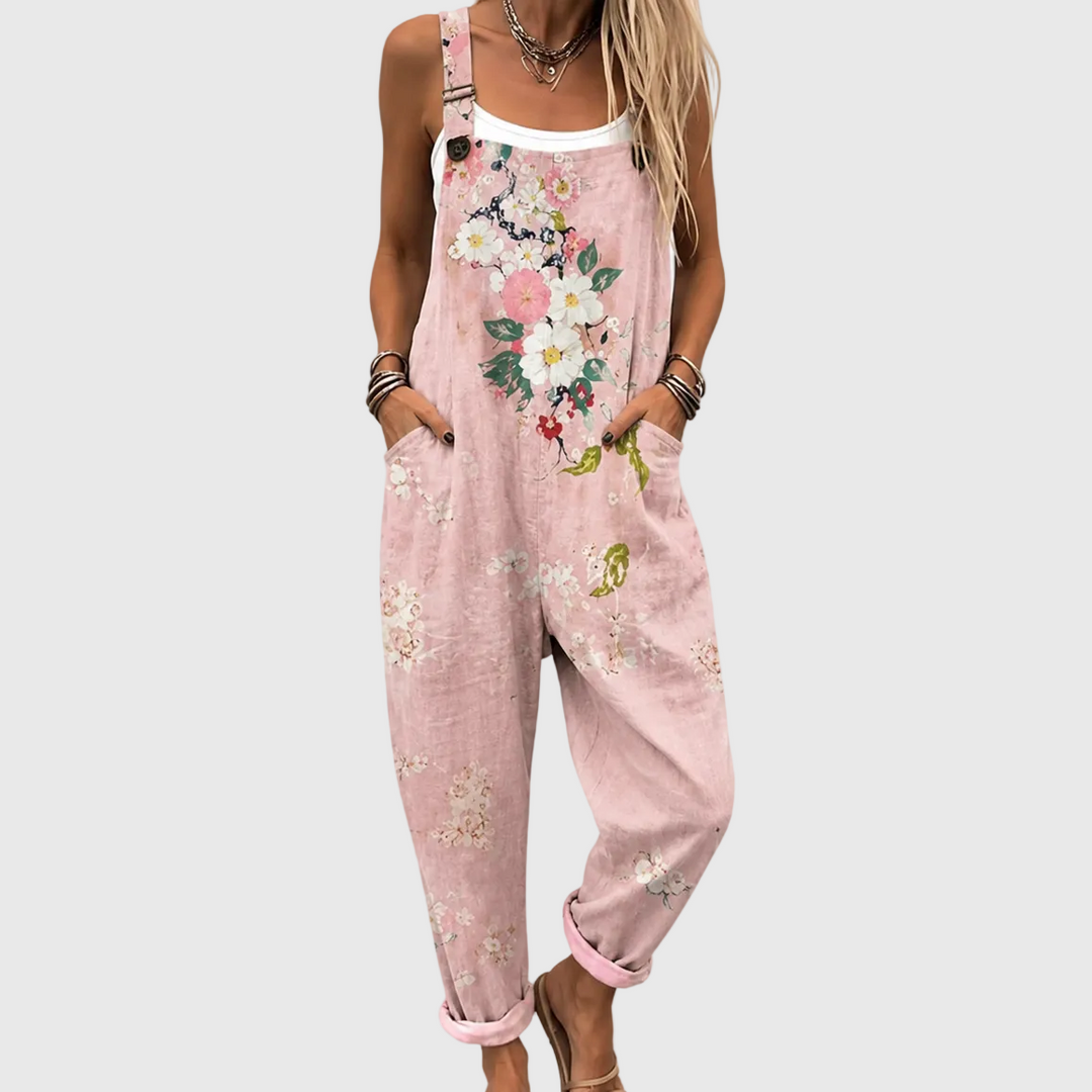 Bequeme Bedruckte Latzhose