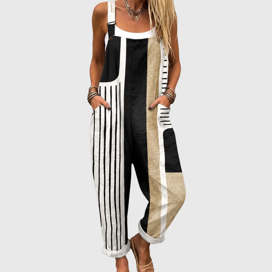 Bequeme Bedruckte Latzhose