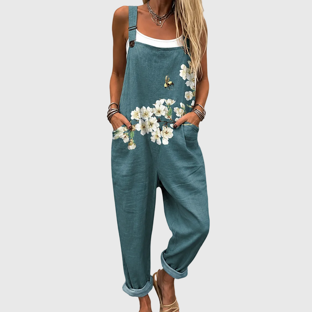 Bequeme Bedruckte Latzhose