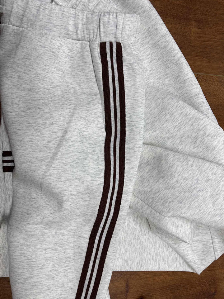Katie – 2 Piece Track Suit with wide leg bottoms.
