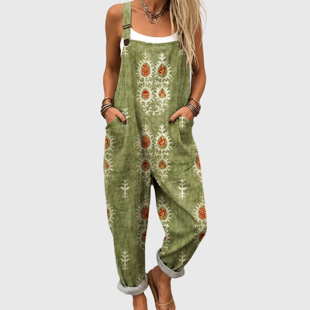 Bequeme Bedruckte Latzhose