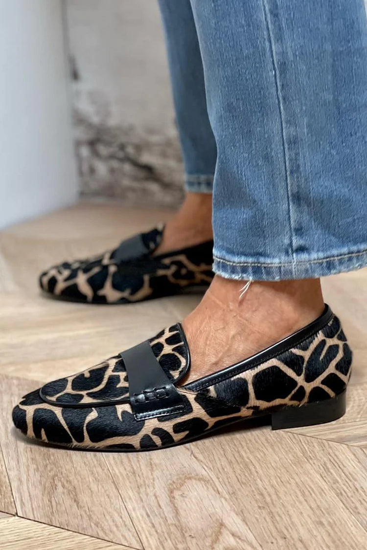 Nora | unique loafers with low heel