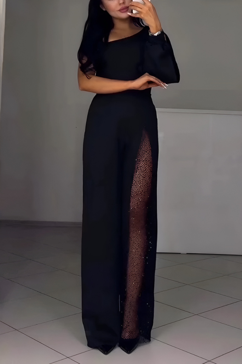 Ines - Modern jumpsuit with wide legs