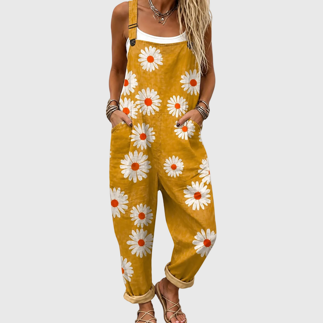 Bequeme Bedruckte Latzhose