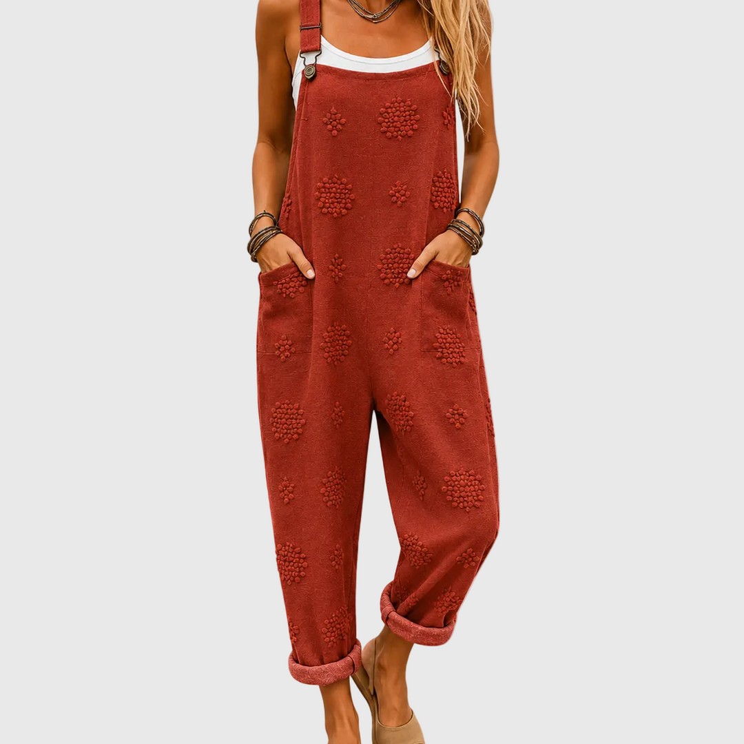 Bequeme Bedruckte Latzhose