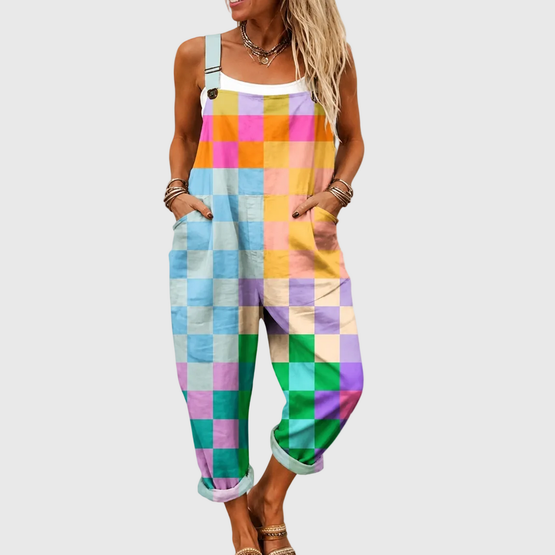 Bequeme Bedruckte Latzhose