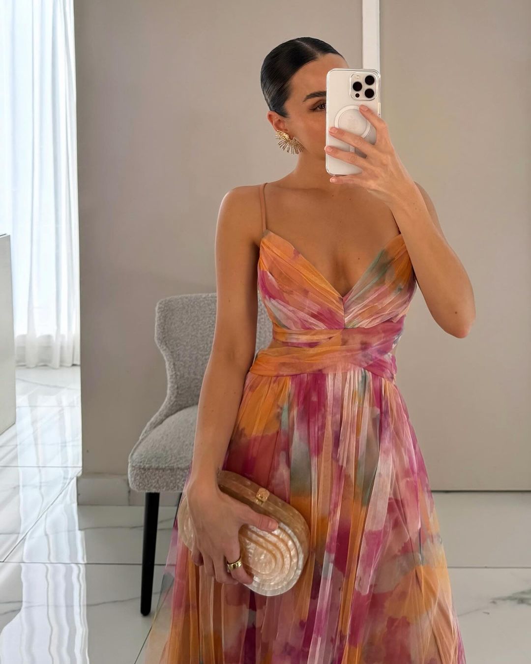 Giselle | Bezauberndes Maxikleid mit Blumenmuster