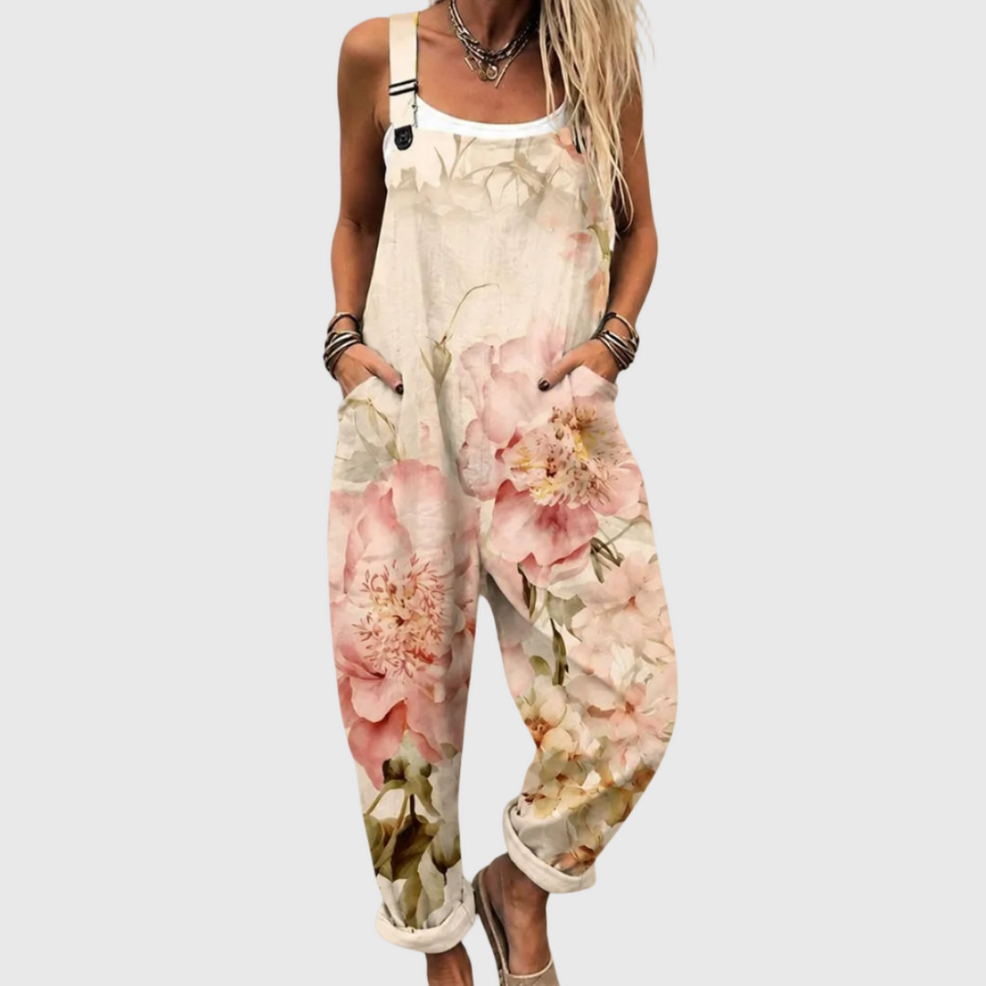 Bequeme Bedruckte Latzhose