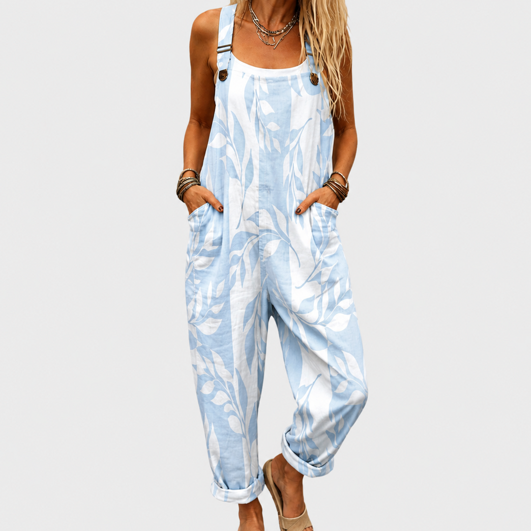 Bequeme Bedruckte Latzhose