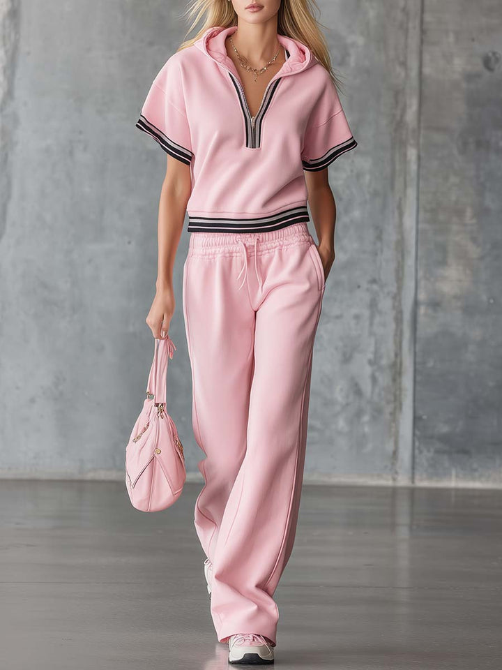 Kamila – sporty set with hood