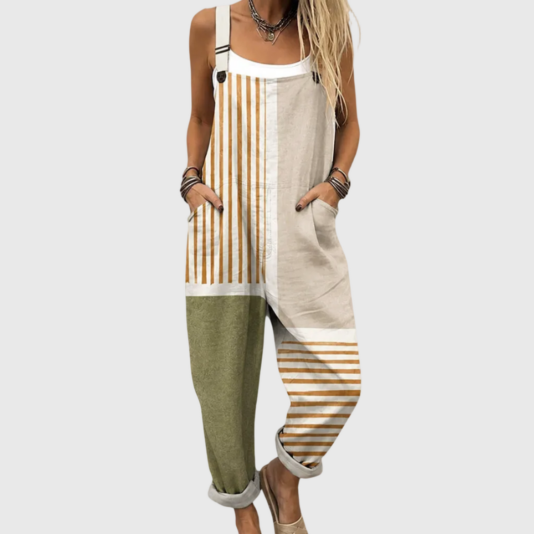 Bequeme Bedruckte Latzhose
