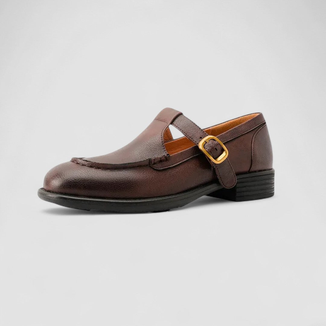 Zhelynne | Square-Toe Mary Jane Shoes with Orthopedic Support