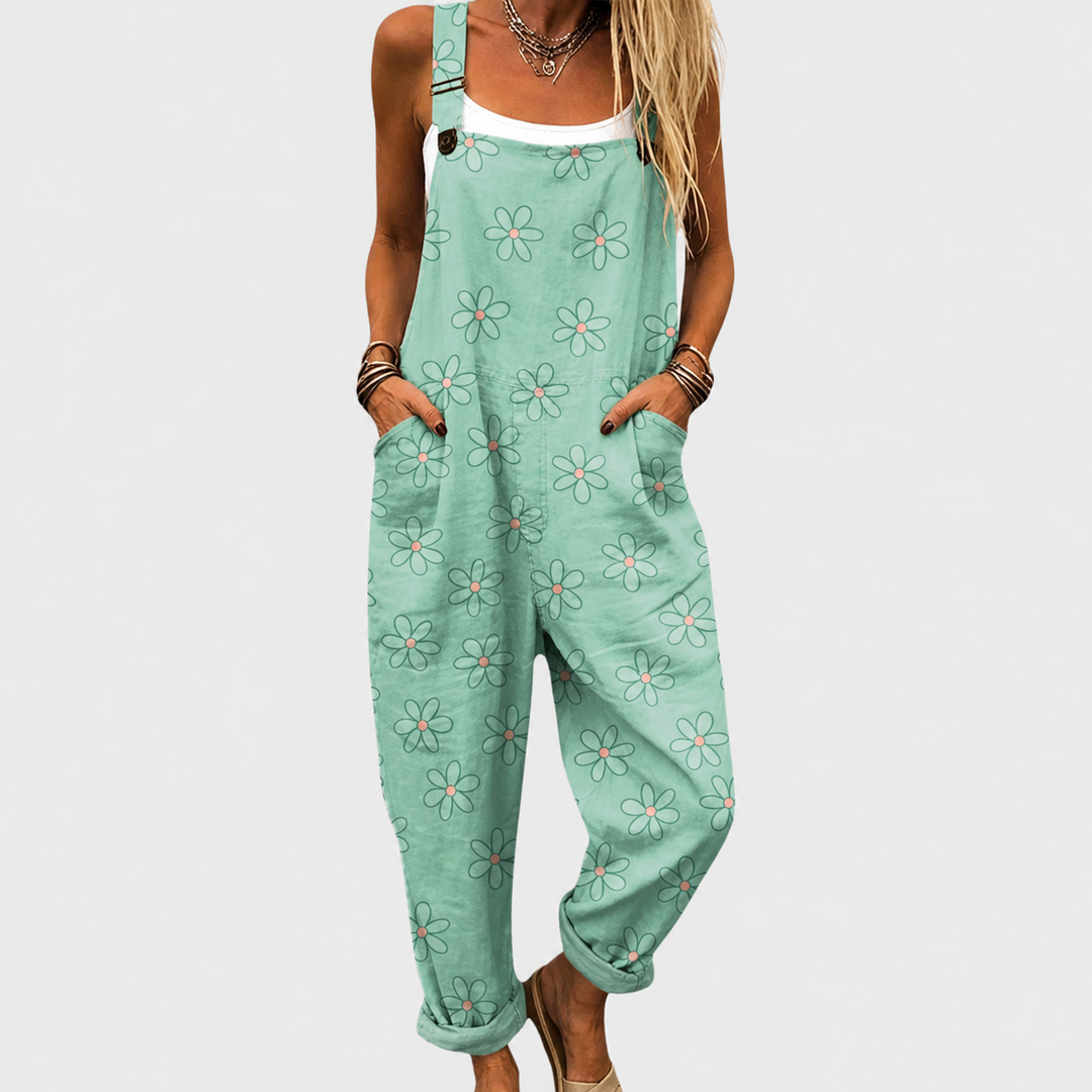 Bequeme Bedruckte Latzhose