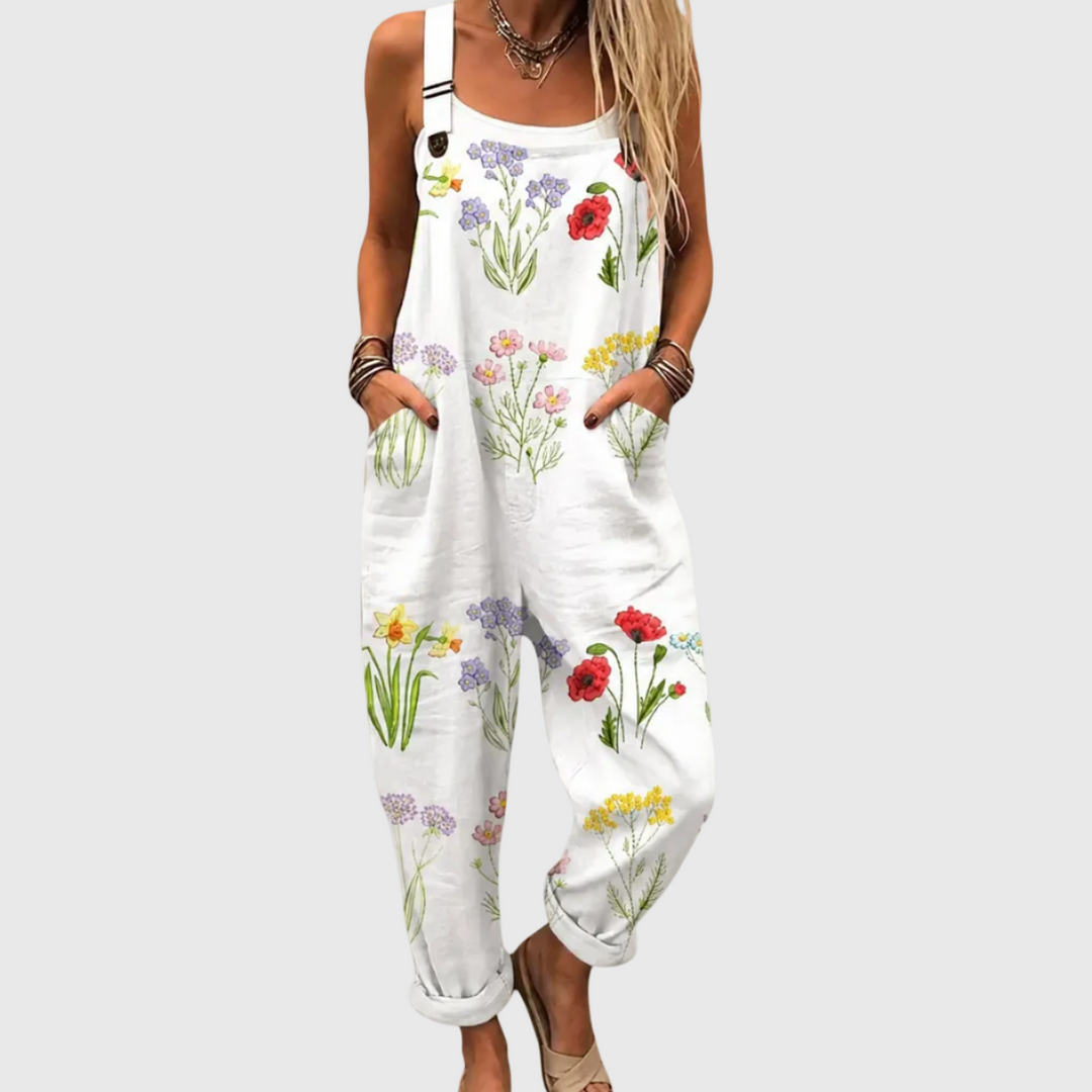 Bequeme Bedruckte Latzhose