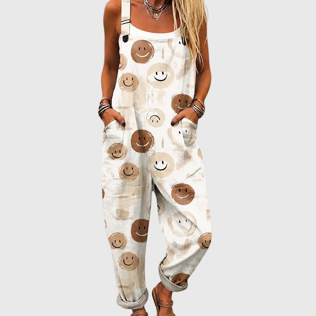 Bequeme Bedruckte Latzhose