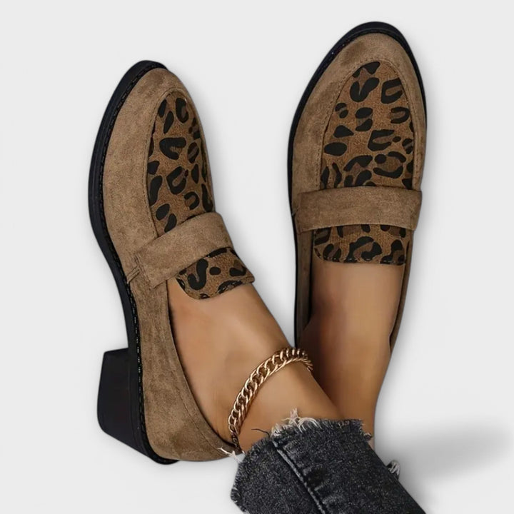 Aurora - Elegant women's shoes in leopard print