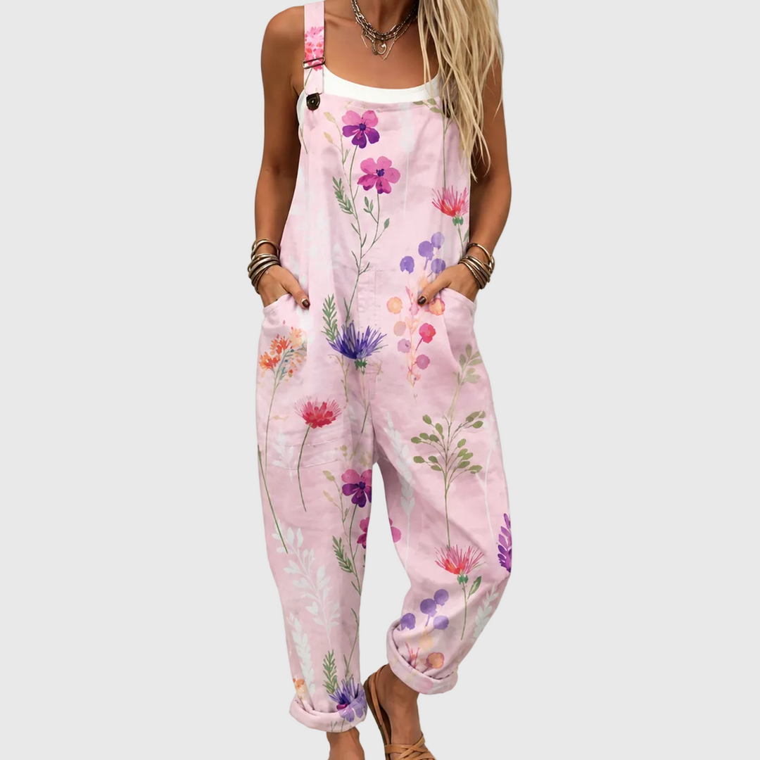 Bequeme Bedruckte Latzhose