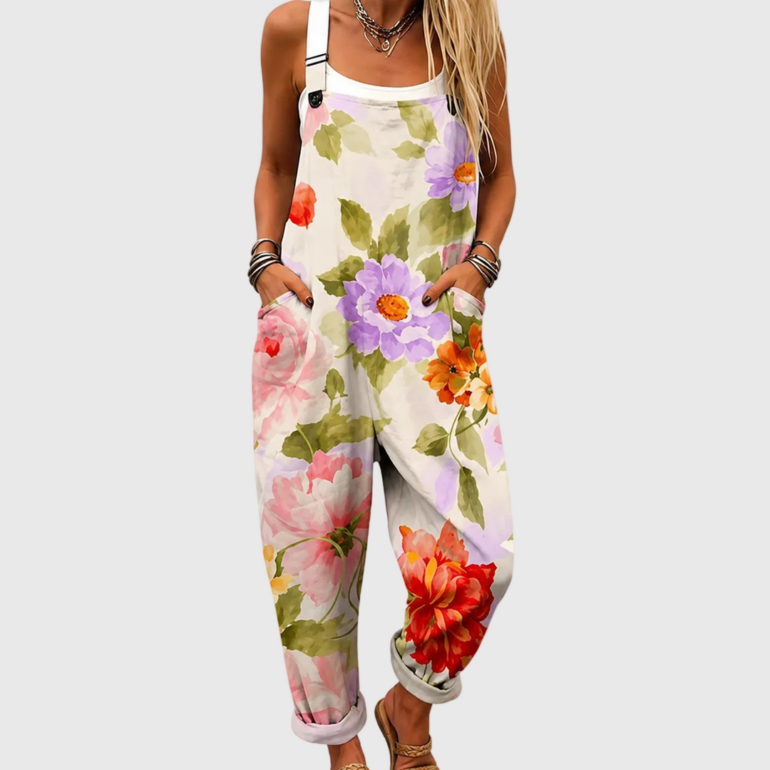 Bequeme Bedruckte Latzhose