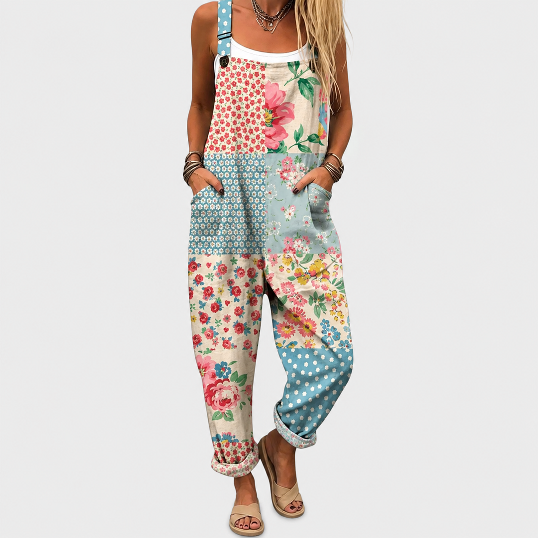 Bequeme Bedruckte Latzhose