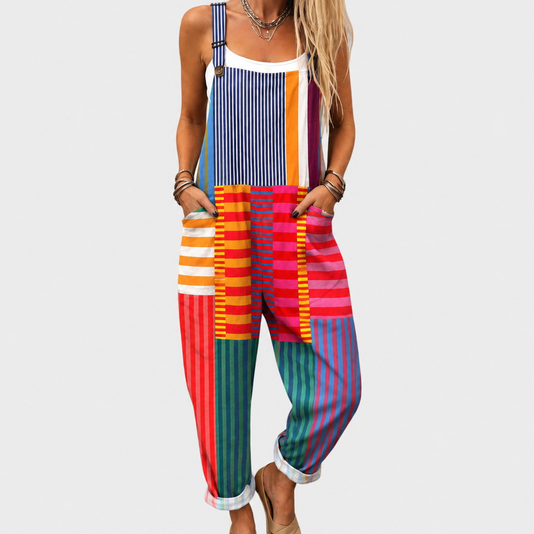 Bequeme Bedruckte Latzhose