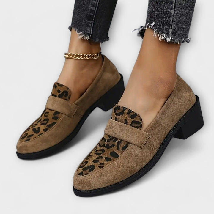 Aurora - Elegant women's shoes in leopard print
