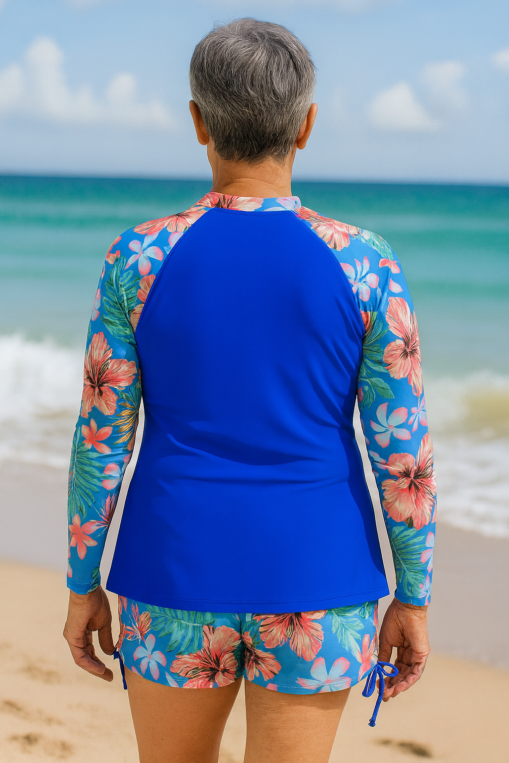 SereniSea Swimwear | UV-Protection Rash Guard Set – Stylish Sun Safety for All-Day Comfort