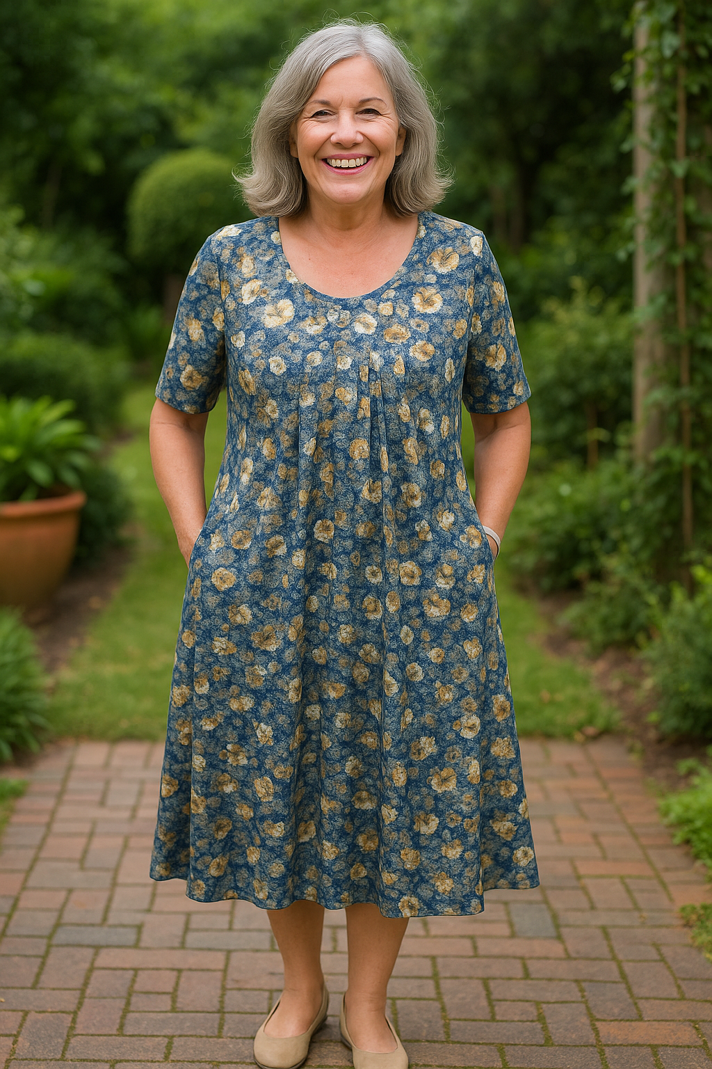 Ivryrose | Elegant Flow Dress – Tummy-Friendly Design
