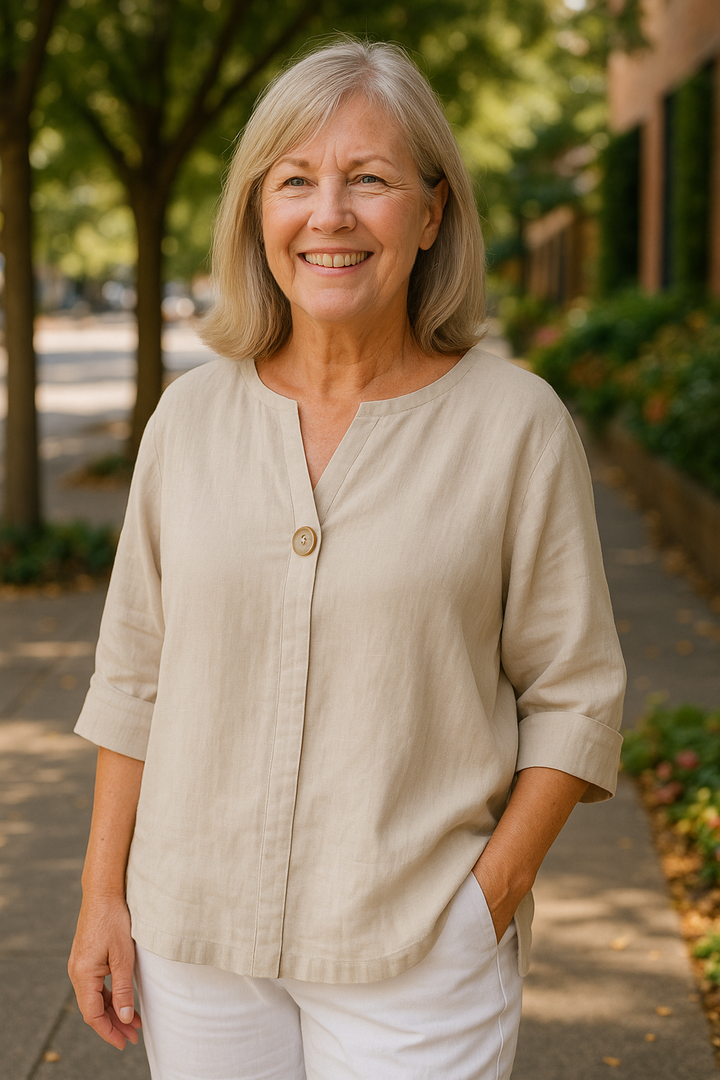 Simone Blouse - Light & Flattering Fit for Every Body (Sizes S-5XL)