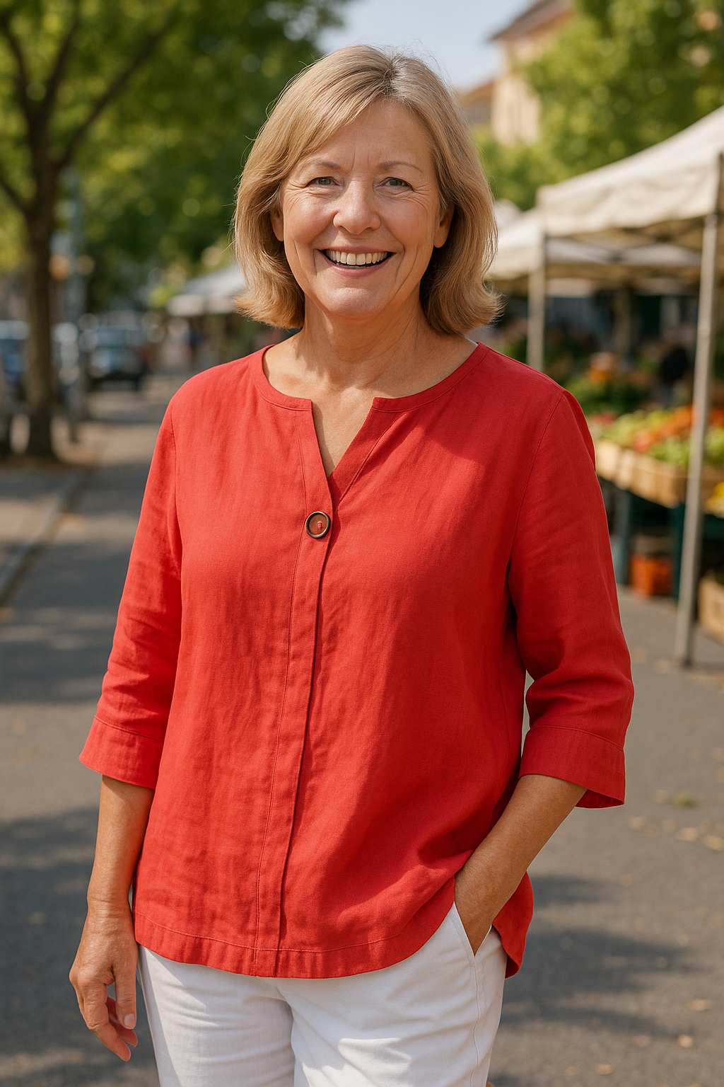 Simone Blouse - Light & Flattering Fit for Every Body (Sizes S-5XL)