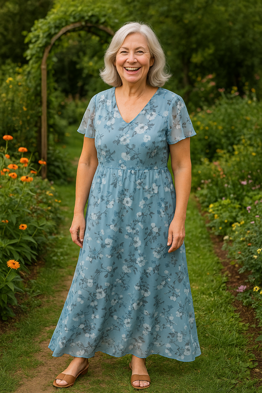 Sylvia Dress – Effortless Elegance and Comfortable Fit