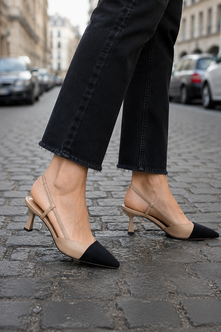 Bianca | Refined Slingback Pumps