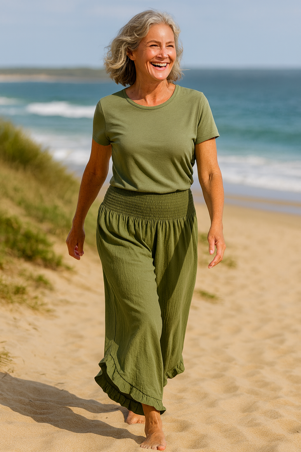 Tavina | Relaxed Cotton-Linen Pants