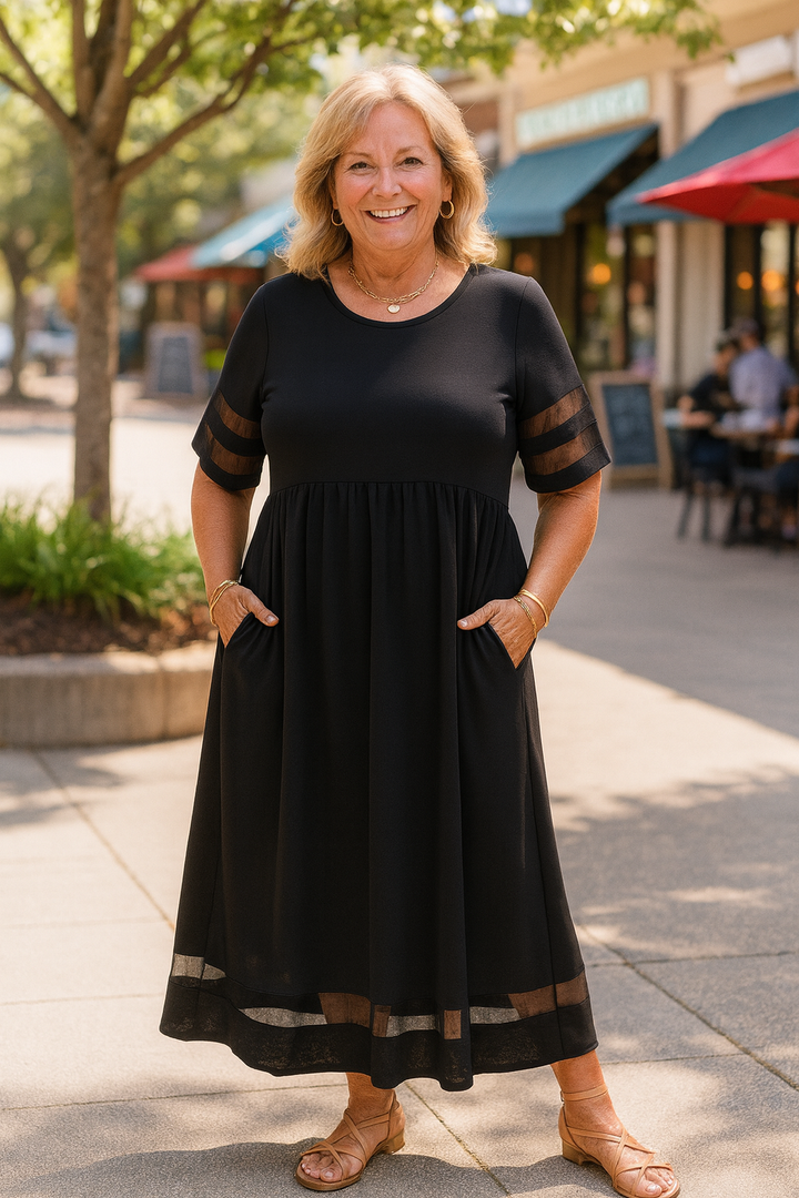 Alurea | Chic Maxi Dress – Classic Comfort, Effortless Elegance