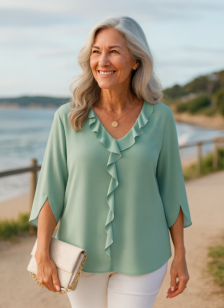Florise | Everyday Elegance Blouse – Soft, Breathable, and Flattering Design