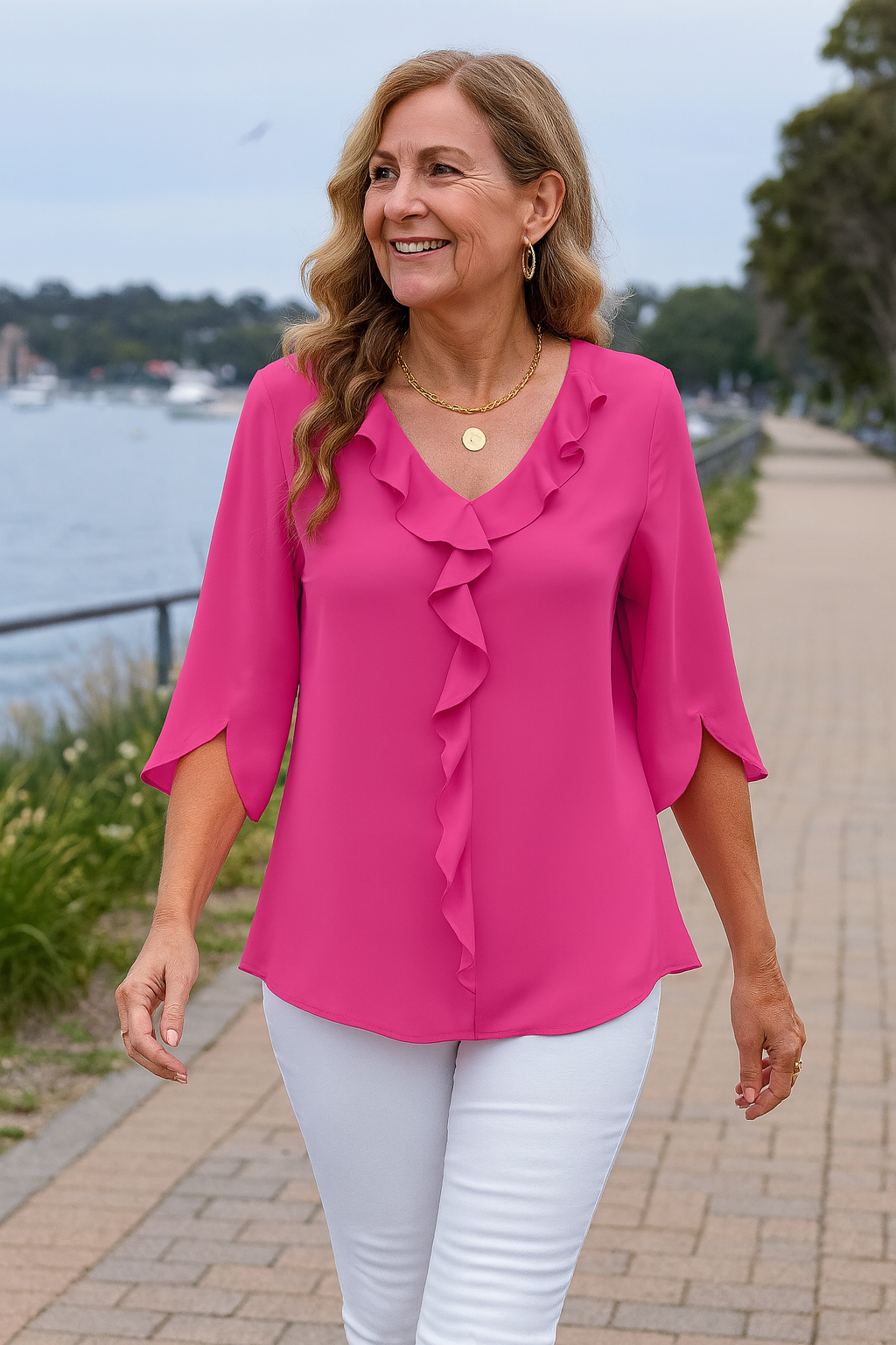 Florise | Everyday Elegance Blouse – Soft, Breathable, and Flattering Design