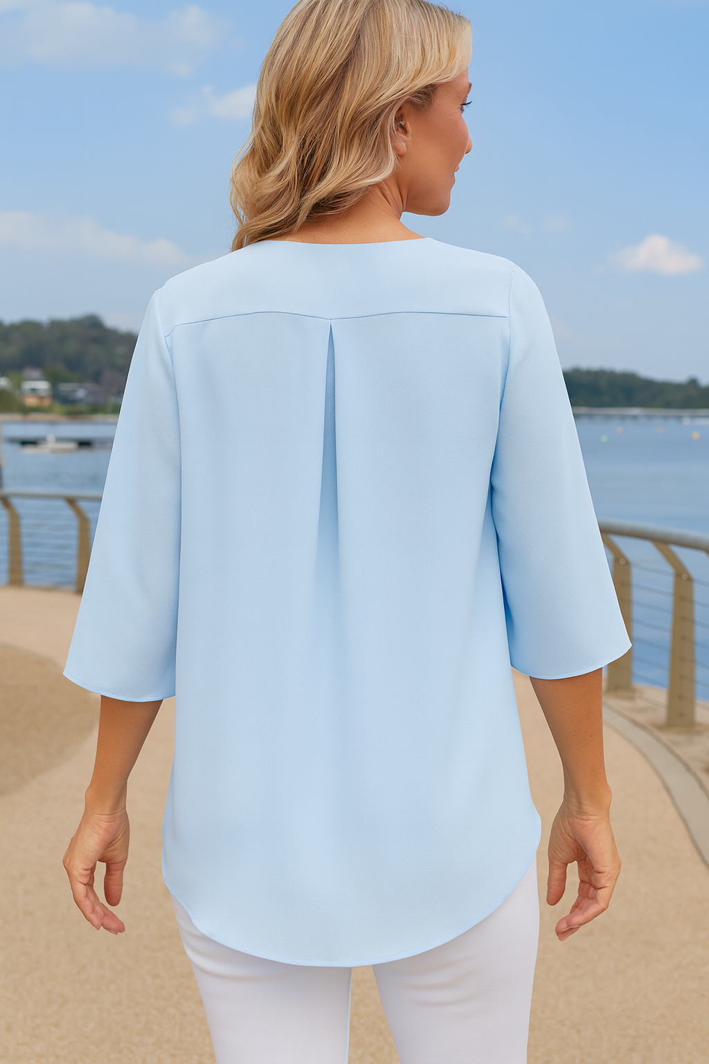 Florise | Everyday Elegance Blouse – Soft, Breathable, and Flattering Design