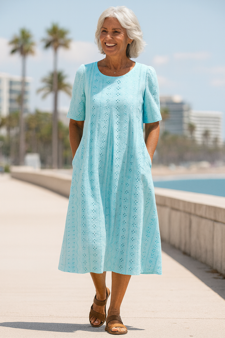 Meliora | Everyday Elegance Midi Dress – Comfortable Flattery for Timeless Confidence (Sizes S-5XL)