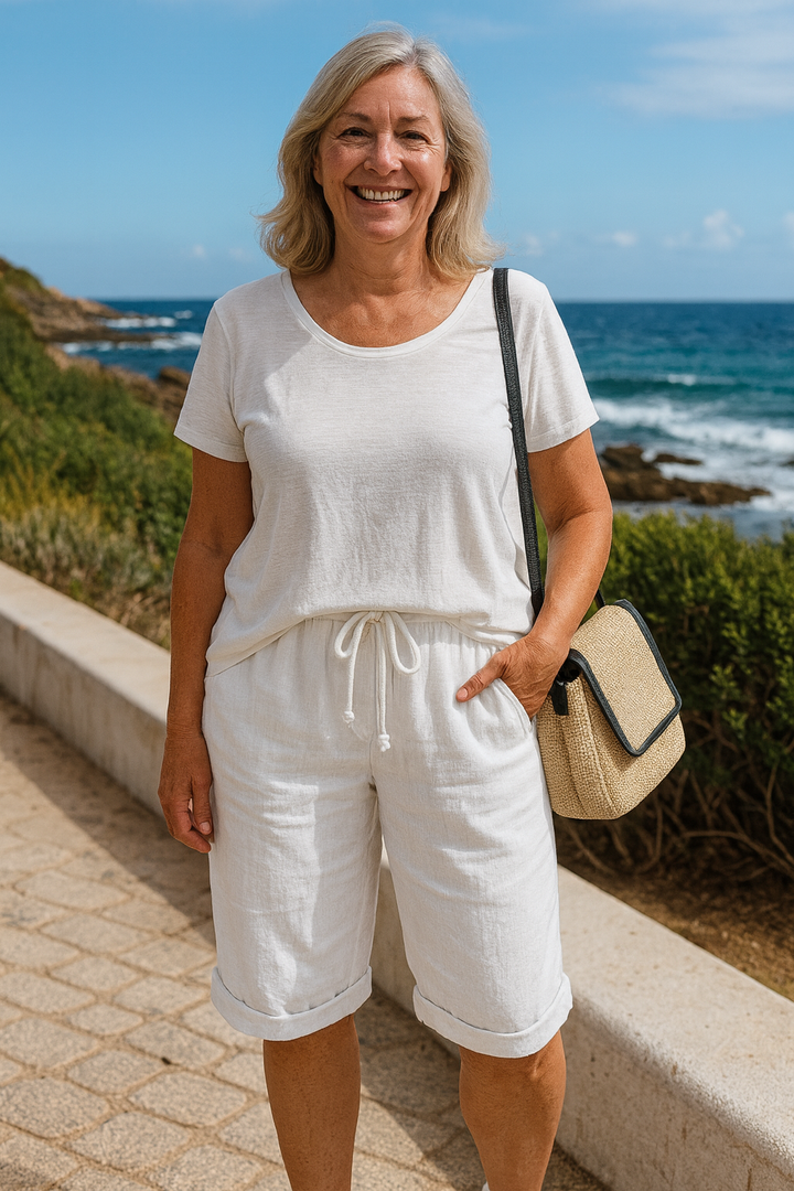 Selma | Cotton Comfort Shorts – Stylish Fit for Effortless Everyday Wear.