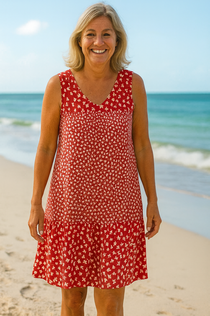Lillian | Flow Midi Dress – Embrace Comfort and Confidence