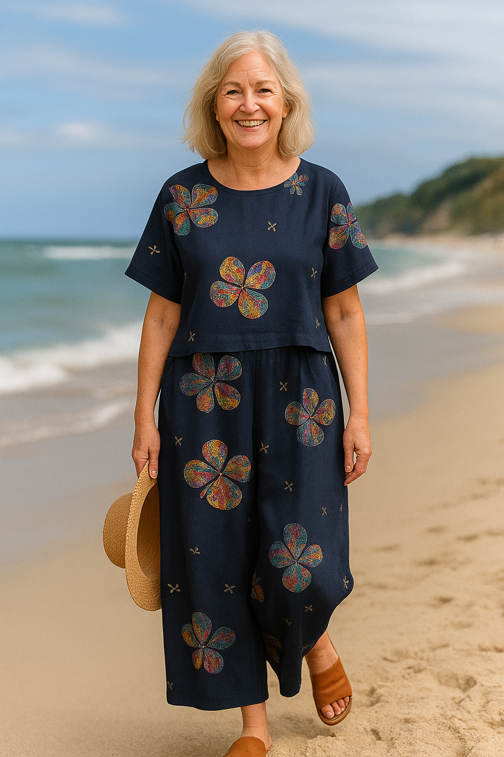 Isla | Linen Breeze 2-Piece Set – Effortless Comfort & Timeless Style (Sizes S-5XL)