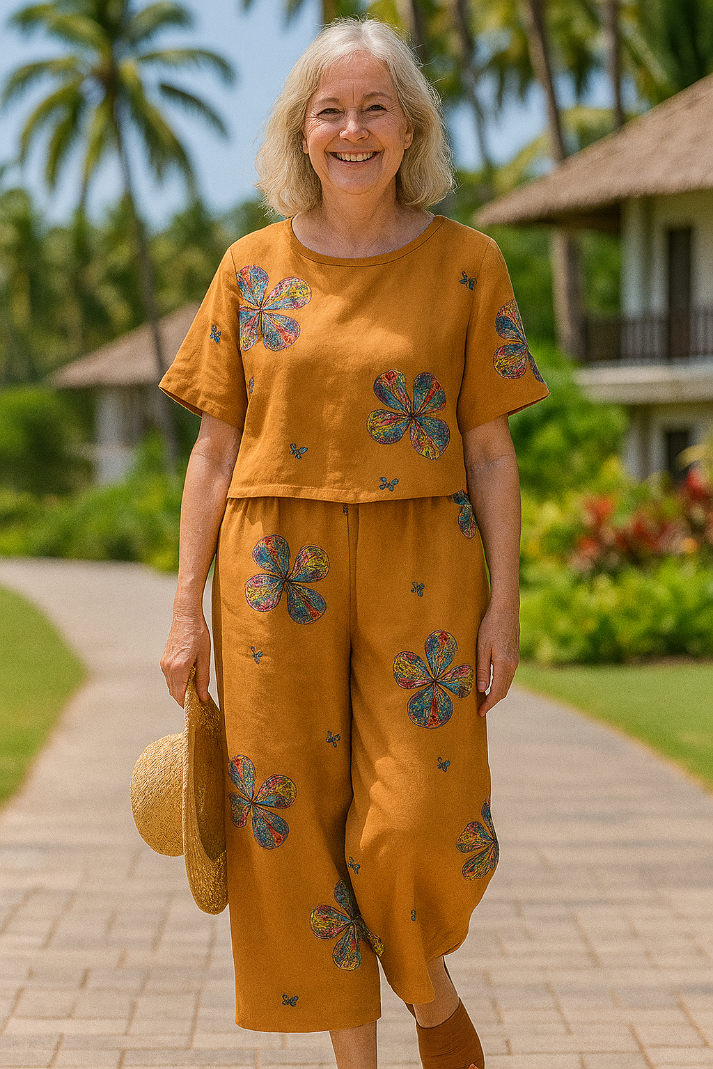 Isla | Linen Breeze 2-Piece Set – Effortless Comfort & Timeless Style (Sizes S-5XL)