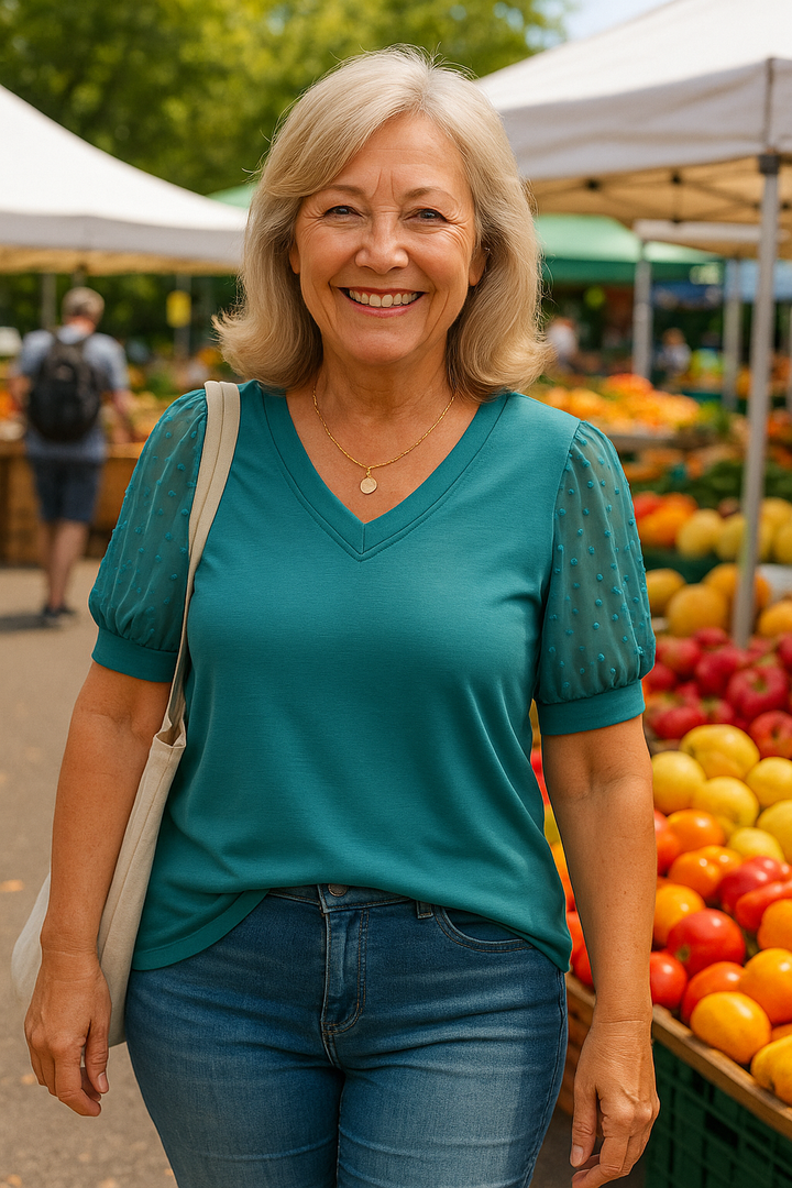 Grace | Arm & Tummy Coverage Top - Flattering for Every Curve