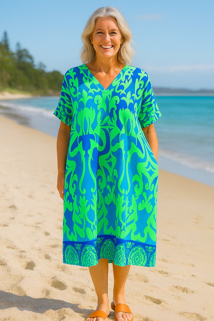 Marisela | Breeze Midi Dress – Effortless Elegance, Confidence, and a Carefree Vibe