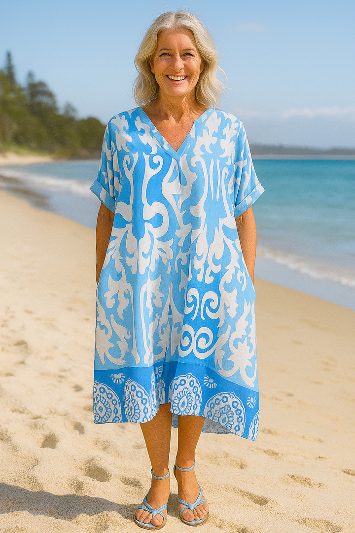 Marisela | Breeze Midi Dress – Effortless Elegance, Confidence, and a Carefree Vibe