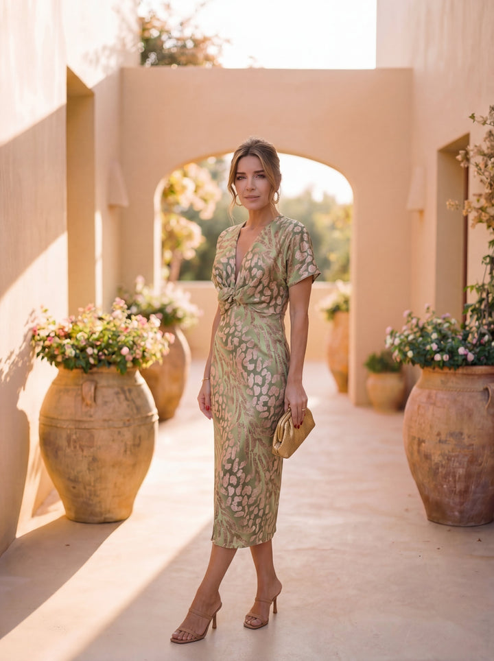 Antonella | Elegantes Kleid aus leichtem und fließendem Stoff